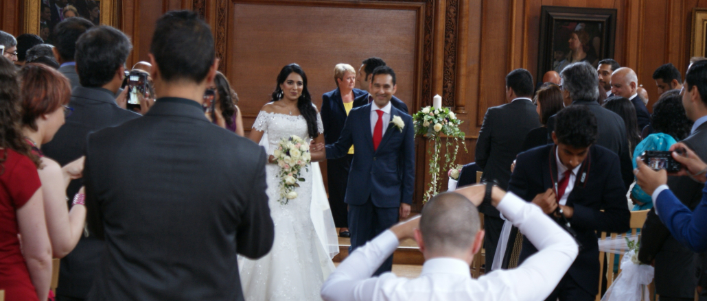 Anisah & Nadim, Girton College Cambridge, White Rose Ceremonies